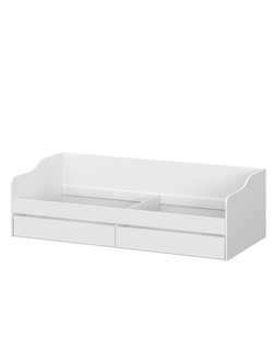 КР 2 кровать Белый текстурный