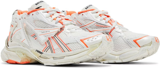 Balenciaga Runner Sneaker Eggshell Neon Orange