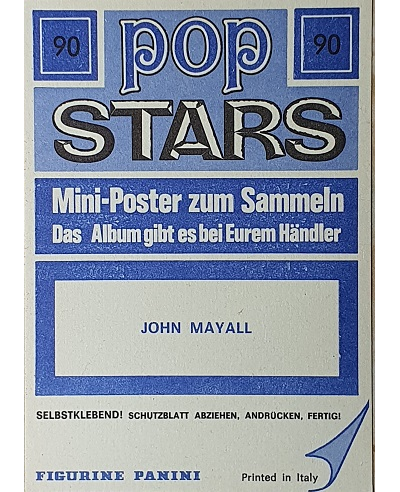 John Mayall Музыкальные открытки, Original Music Card, винтажные почтовые открытки, Intpressshop