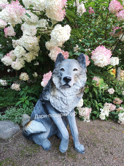 Волк  68*57см  6,5кг   полистоун Россия  5226/012026**