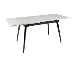 DTM0101CS Стол обед. расклад. WHITE MARBLE MATT 120, керамич. столешница купить в Симферополе