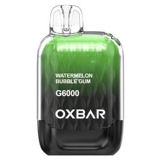 OXBAR G (6000 ЗАТЯЖЕК) - АРБУЗНЫЙ БАБЛИГАМ (ПЕРЕЗАРЯЖАЕМАЯ)