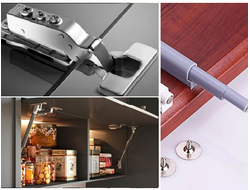 Мебельные петли, подъёмники,  выталкиватели фасадов