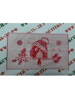 Полотенце махровое "Зимуем", арт. 6с104.411ж1, 67*40