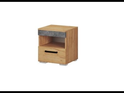 Тумба прикроватная Адель Крафт/Ателье (ТЭКС)