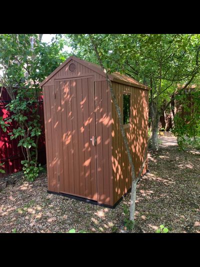 Сарай &quot;Дарвин 4х6&quot; (размеры 118 х 184 см), коричневый