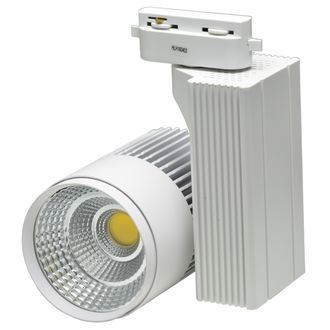 IL.0010.0061 Светильник на однофазный трек светодиодный. LED 220V 30W. Белый