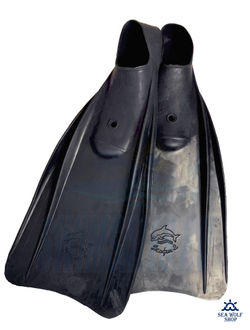 Ласты резиновые Дельфин черный (26.5-27.5см) р.41-43