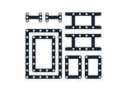 !АНАЛОГ! Technic Beam Frames /  Frames 2,  (FRM2)