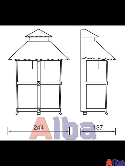 Caior 1 81525 18 Парковый светильник