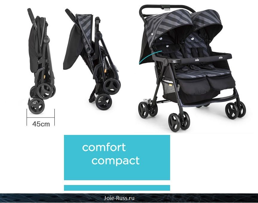 Joie aire twin folded hotsell