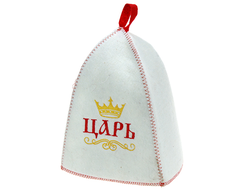 ШАПКА ДЛЯ САУНЫ ВОЙЛОК "ЦАРЬ"