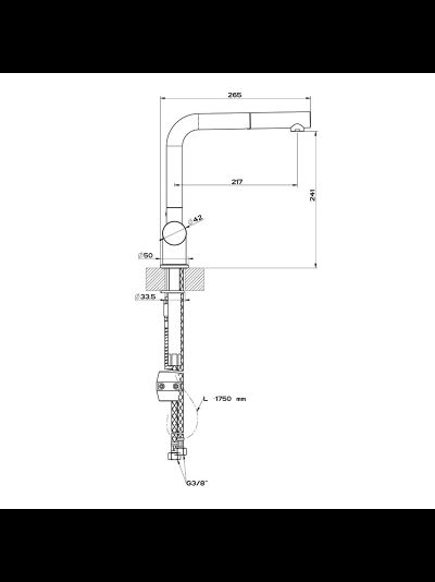 Смеситель Reginox BELAYA K765K chrome