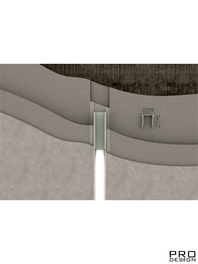 Декоративный стеновой профиль Pro Design 536 Не анодированный