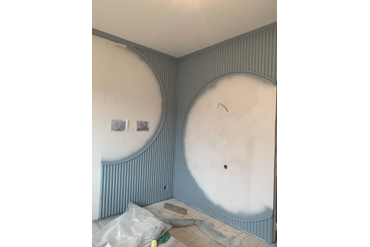 Монтаж с покраской. Результат не может не радовать! Краска использовалась интерьерная глубокоматовая премиального бренда "Little Green", которая была оценена нашими монтажниками и клиентом на 5+.