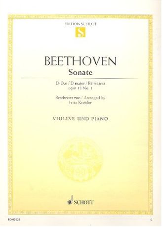 Beethoven. Sonate D-dur op.12 №1: für Violine und Klavier