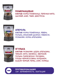 Сбор для настойки «АПЕРОЛЬ» 50 г