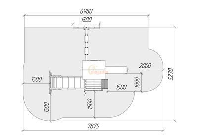 Детская площадка Савушка TooSun 4