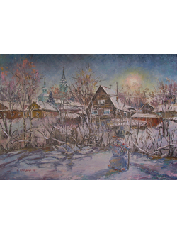 Пейзаж Зимняя сказка Круглова Светлана