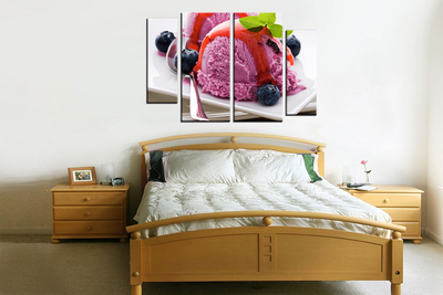 Модульная картина "Нежный десерт"