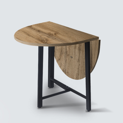 Гелиос стол обеденный раскладной пристенный 100(1100)*900*750 дуб Вотан