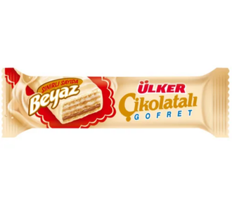 ULKER ВАФЕЛЬНЫЙ БАТОНЧИК В БЕЛОМ ШОКОЛАДЕ, 35 ГР.