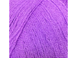 Пряжа Ромашка Состав: 100% мерсеризованный хлопок Вес в мотке: 75 г Длина нити в мотке: 320 м.цвет Яркая сирень
