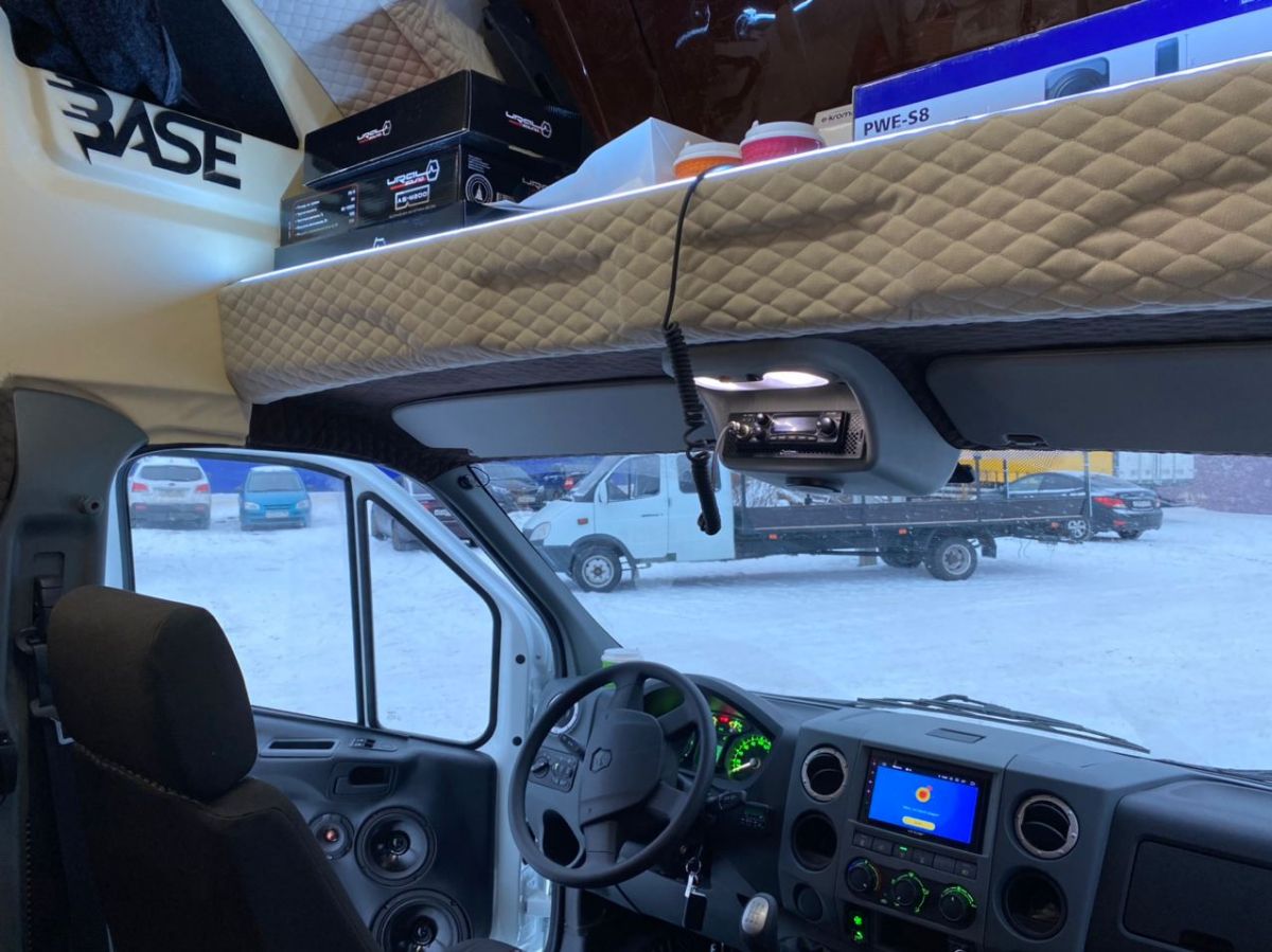 Закабинный спальник на газель