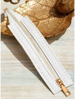 Молния - основа для сумки белая 18 см