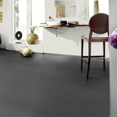 Виниловый пол Wineo 800 Tile XXL Solid Dark DB00096-1, клеевой, большого формата