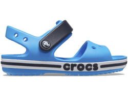 Crocs Bayaband Sandal Детские голубые с черным