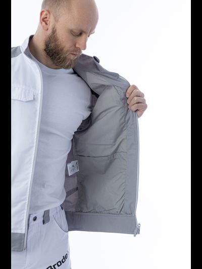 Куртка BRODEKS KS 202 цв. белый/серый