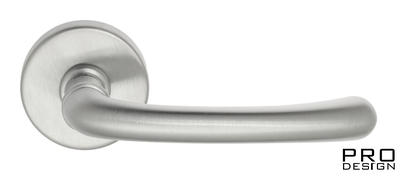 Дверная ручка на круглом основании Fratelli Cattini "ISEO" 7-CS матовый хром