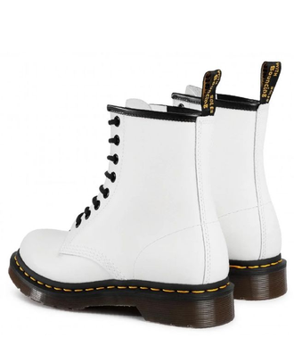 Ботинки Dr. Martens 1460 Smooth Leather White белые