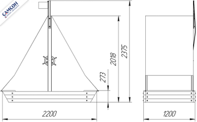 песочница ладья размеры фото