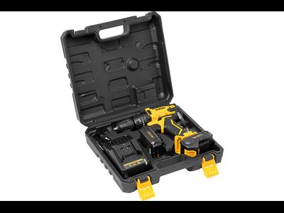 Дрель-шуруповерт аккумуляторная CDL-12-02BM, Li-Ion, 12 В, 2 акк. Denzel [56680]