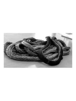 Трос швартовный с 1 огоном English Braids Steelsafe 99 Stsf99_25M_1RL Ø36мм 115000кг 12прядей 25м из черного Dyneema
