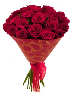 25 красных роз
