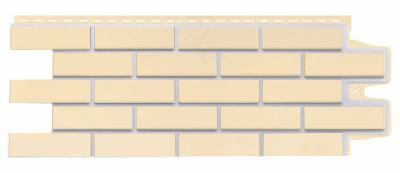 Фасадная панель "Клинкерный кирпич", цвет шампань, серия премиум