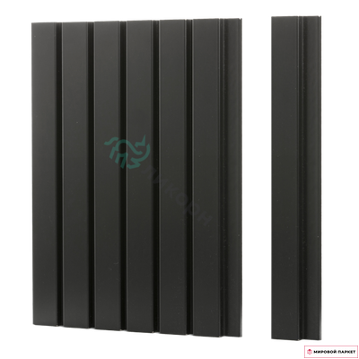 Реечные панели ЛИКОРН Чёрный