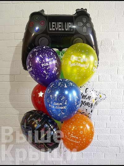 Сет воздушных шаров для него "Геймер 2"