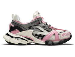 Кроссовки Balenciaga Track.2 Sneaker White Grey Pink