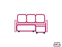 Чехлы на угловые диваны 180/370 см, с выступом 100/170 см