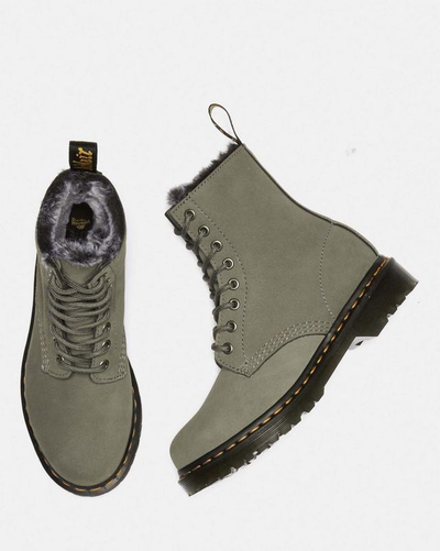 Ботинки Dr Martens 1460 Serena Grey зимние