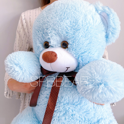 Плюшевый мишка 85 см голубой Михель
