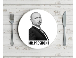 Тарелка с Путиным №1