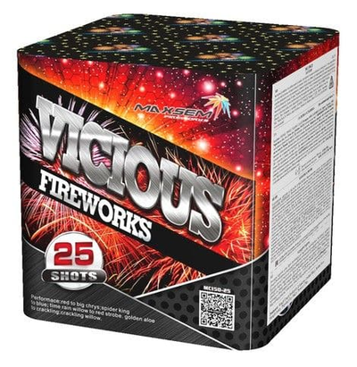Батарея салютов VICIOUS FIREWORKS (1,5" / 25 залпов)