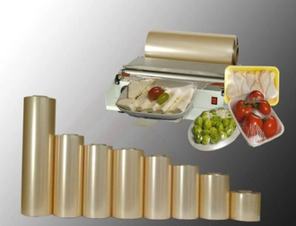 Пленка пищевая ПВХ для горячего стола для упаковки (400мм × 700м × 8 мкр) продуктов питания купить