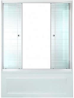 Шторка на ванну Triton полосы 170