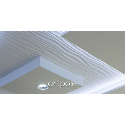 Гипсовая панель SILK (Волна) + LED артикул D-0002